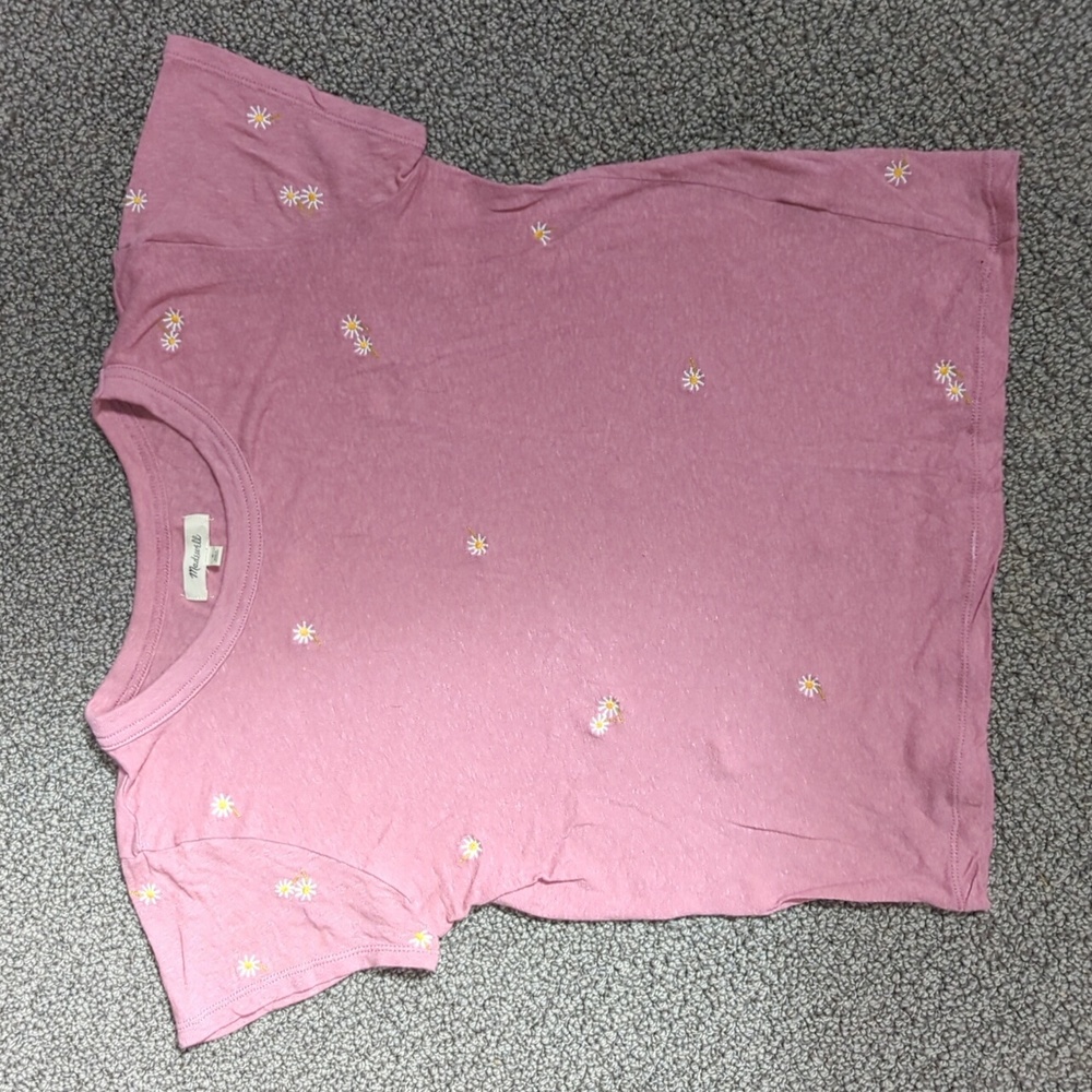 Madewell top, size S, pink